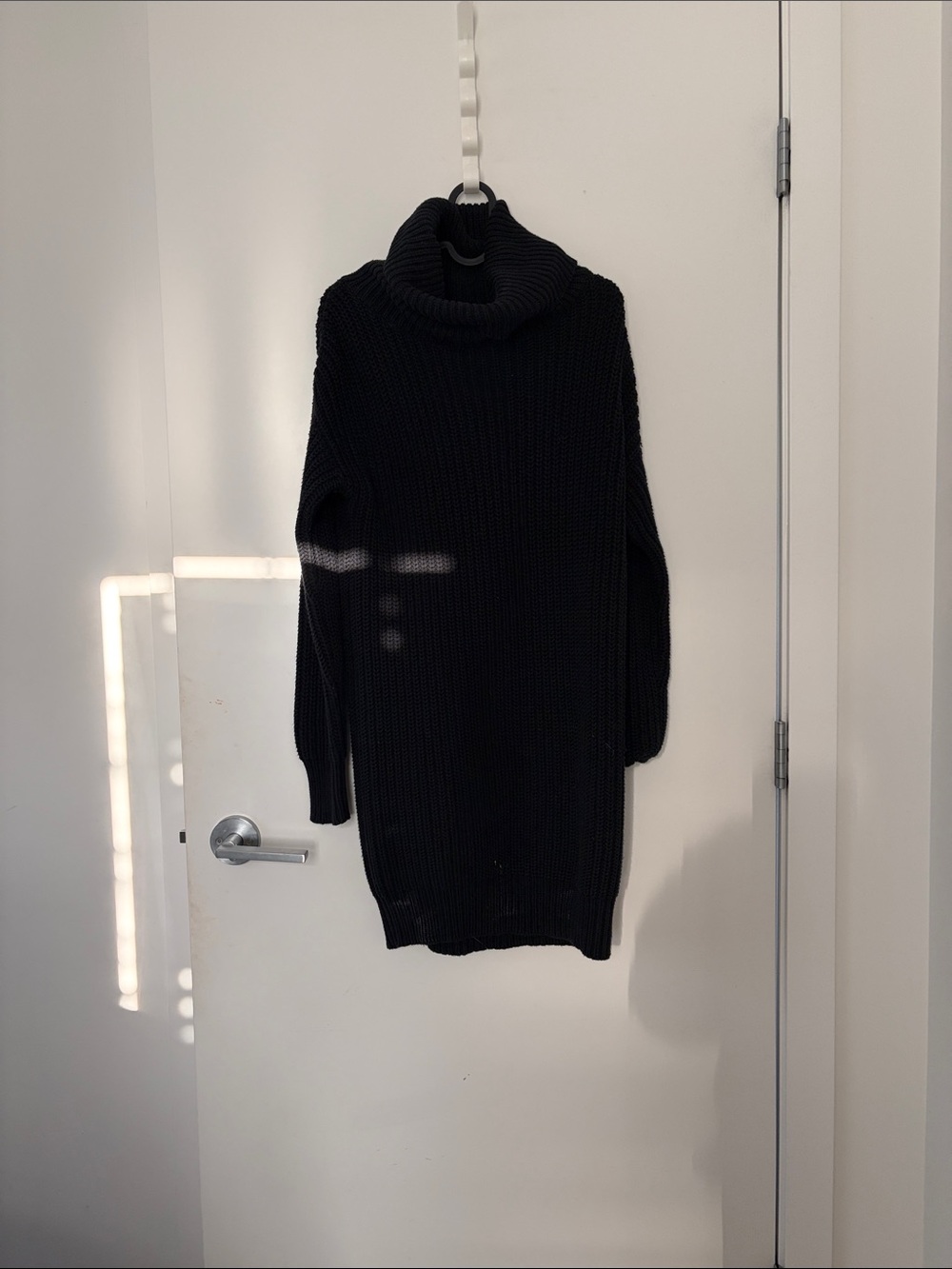 Joe Fresh Black Turtleneck Sweater Dress